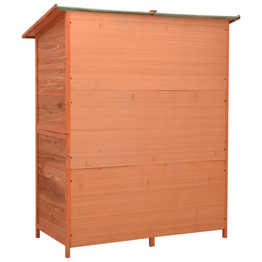 Capanno Attrezzi da Giardino 140x75x160 cm in Massello di Abete - homemem39