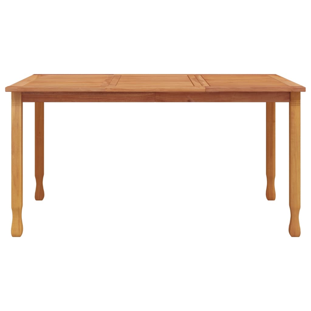 Tavolo da Pranzo da Giardino 150x90x75cm Legno Massello di Teak - homemem39