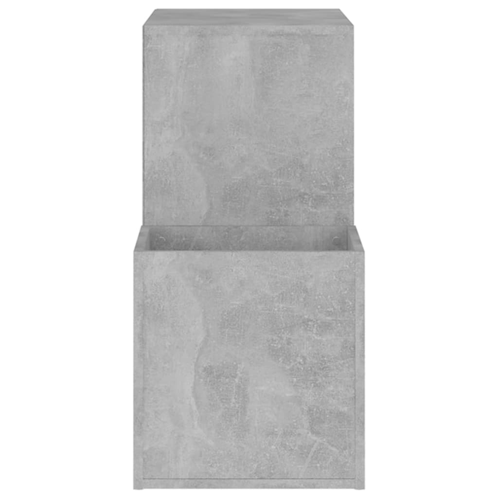 Scarpiera Ingresso Grigio Cemento 105x35,5x70 Legno Multistrato