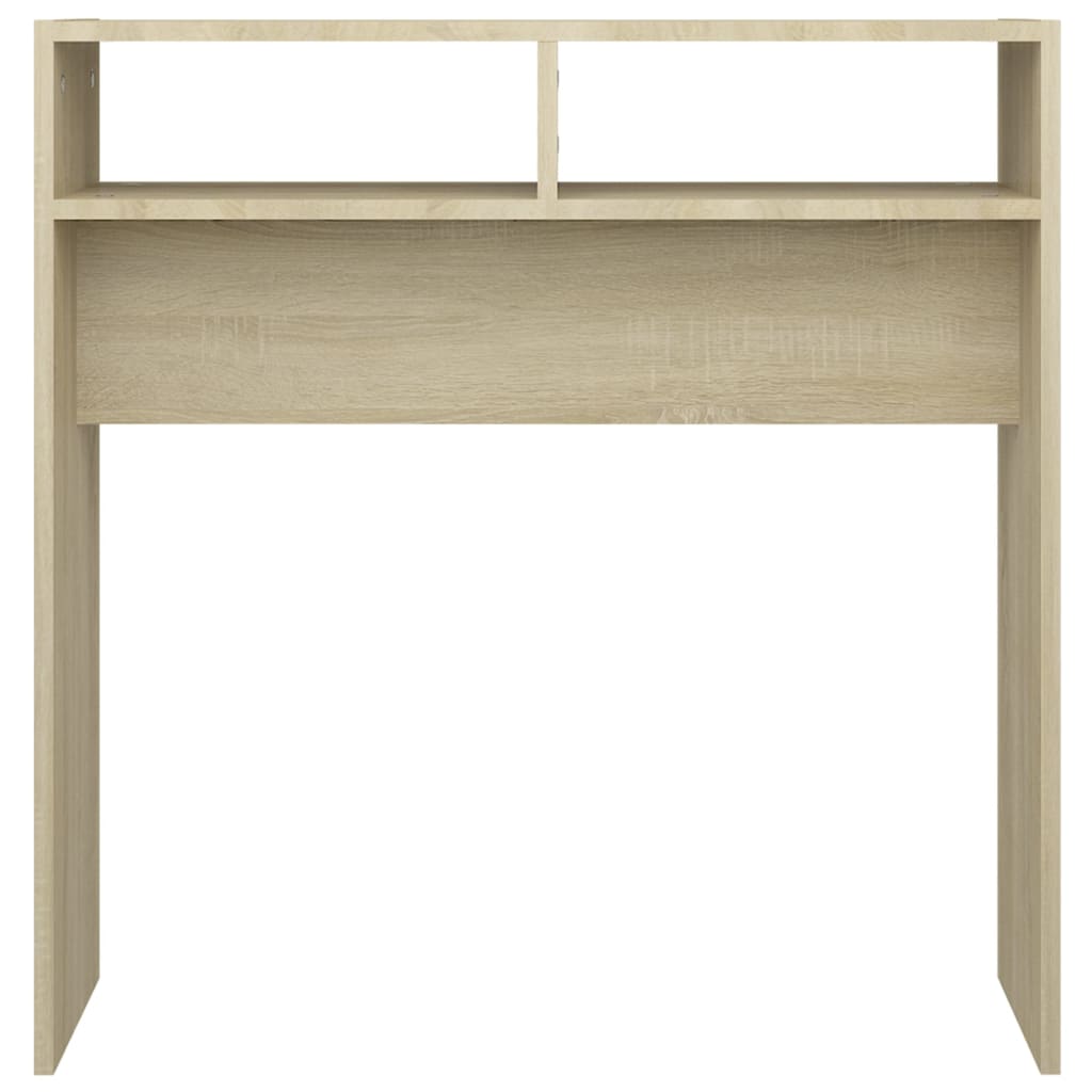 Tavolino Consolle Rovere Sonoma 78x30x80cm in Legno Multistrato - homemem39