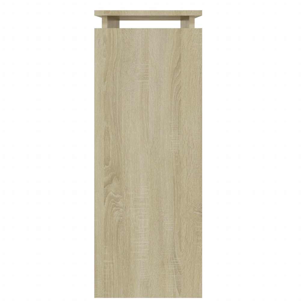 Tavolino Consolle Rovere Sonoma 80x30x80cm in Legno Multistrato - homemem39