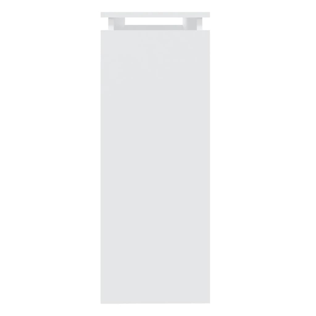 Tavolino Consolle Bianco 102x30x80 cm in Legno Multistrato - homemem39