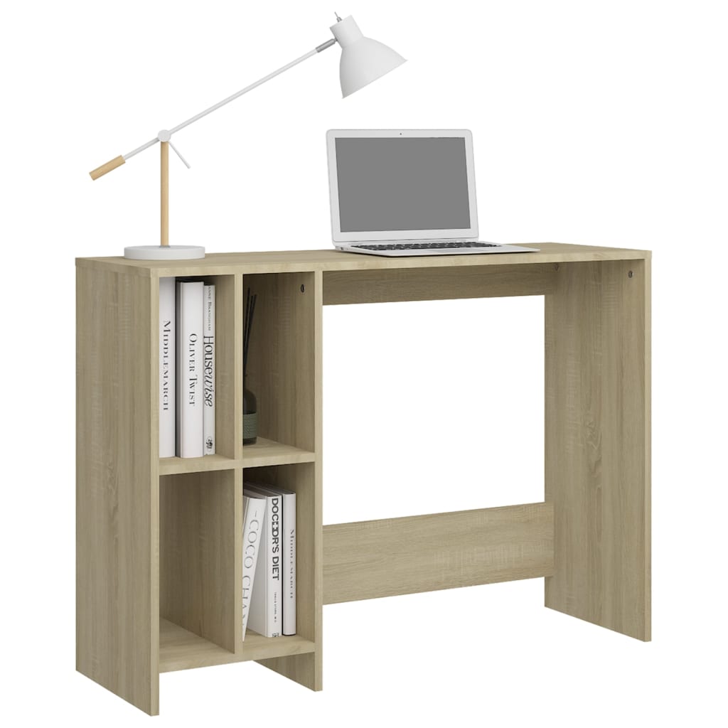 Scrivania Portatile Rovere Sonoma 102,5x35x75 cm Multistrato - homemem39