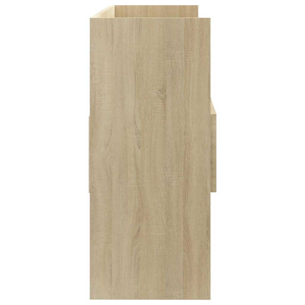 Credenza Rovere Sonoma 105x30x70 cm in Legno Multistrato - homemem39