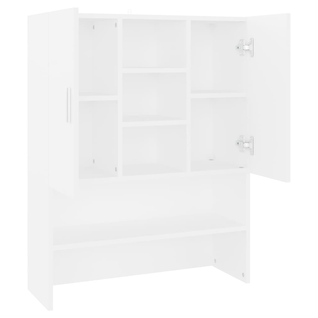 Mobile per Lavatrice Bianco 70,5x25,5x90 cm - homemem39