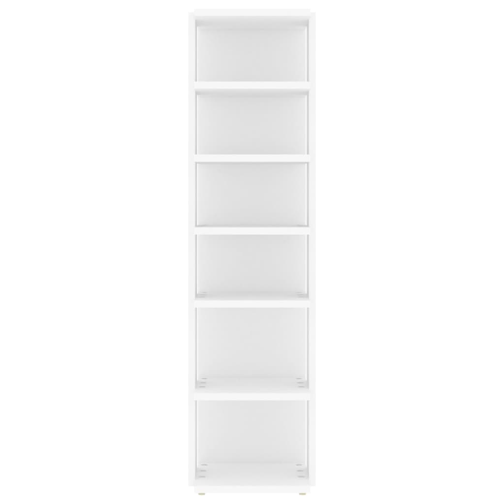 Scarpiere 2 pz Bianche 27,5x27x102 cm in Legno Multistrato - homemem39
