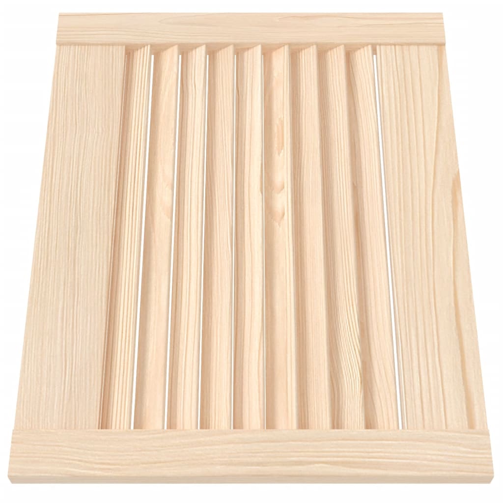 Ante con Design a Lamelle 4 pz 39,5x49,4 cm in Legno di Pino - homemem39