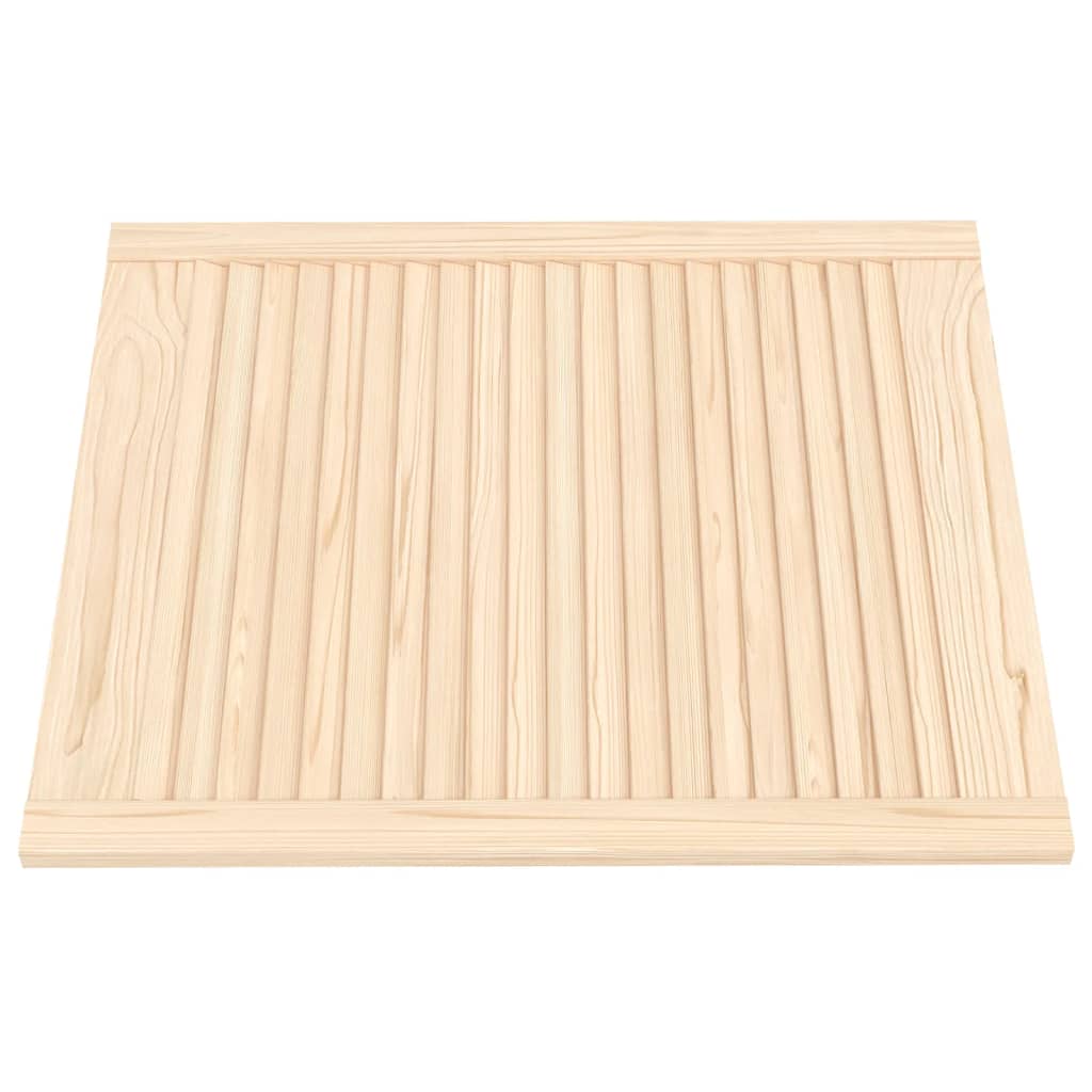Anta con Design a Lamelle 69x59,4 cm in Legno di Pino - homemem39