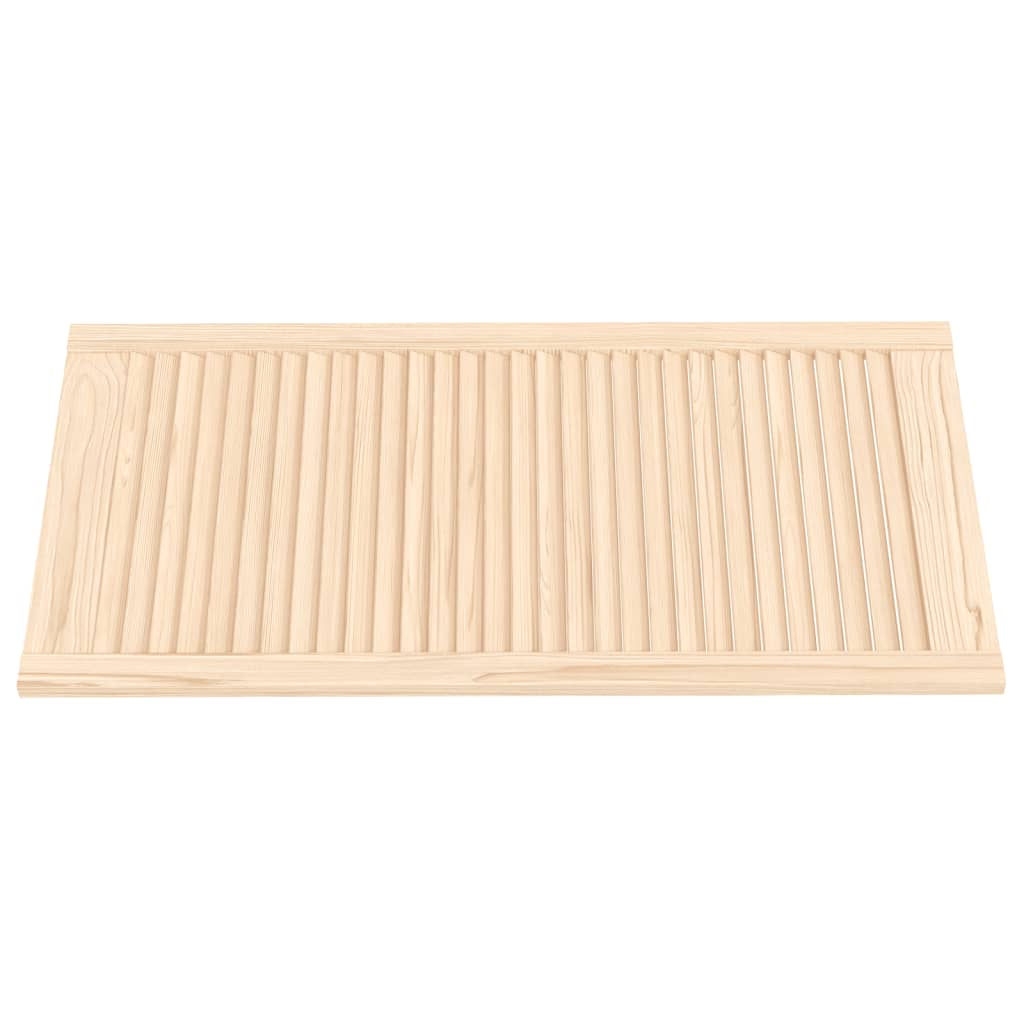 Ante con Design a Lamelle 2 pz 99,3x49,4 cm in Legno di Pino - homemem39