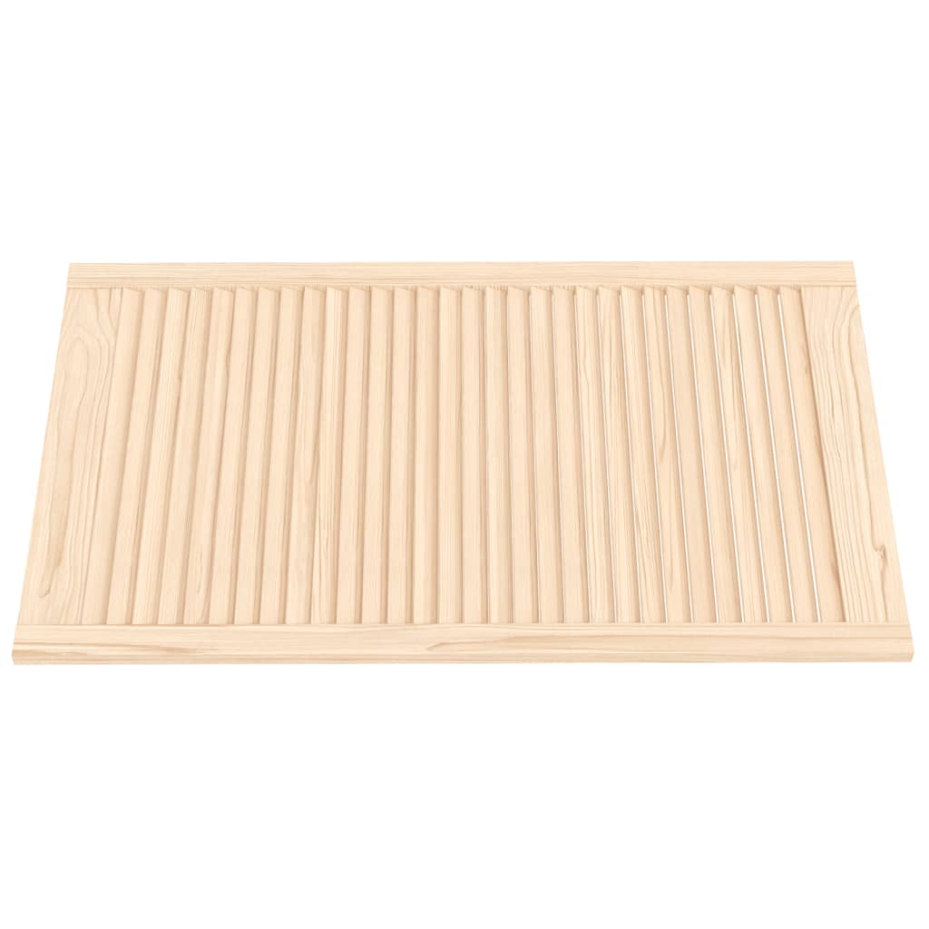 Ante con Design a Lamelle 4 pz 99,3x59,4 cm in Legno di Pino - homemem39