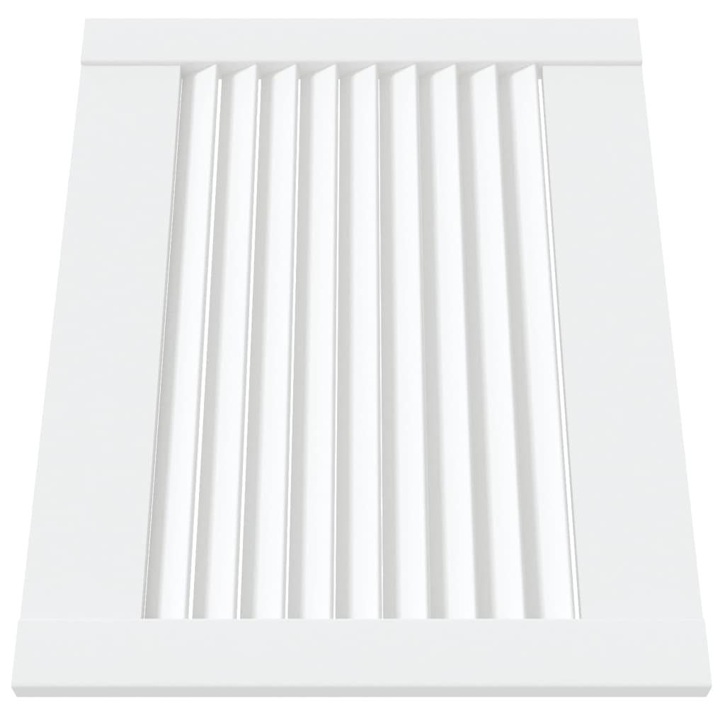 Ante a Lamelle 2 pz Bianche 39,5x49,4 cm in Legno di Pino - homemem39