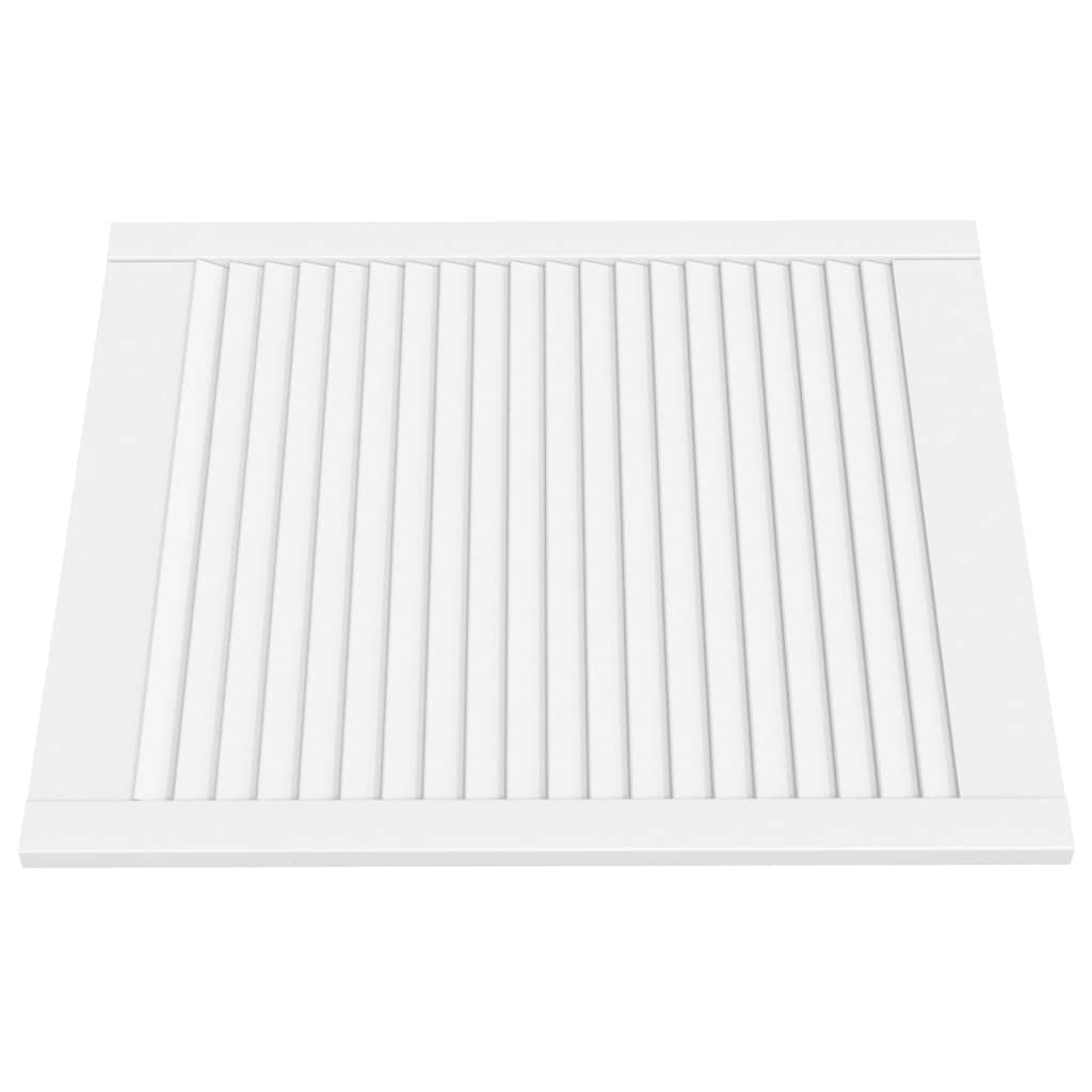 Ante a Lamelle 4 pz Bianche 69x59,4 cm in Legno di Pino - homemem39