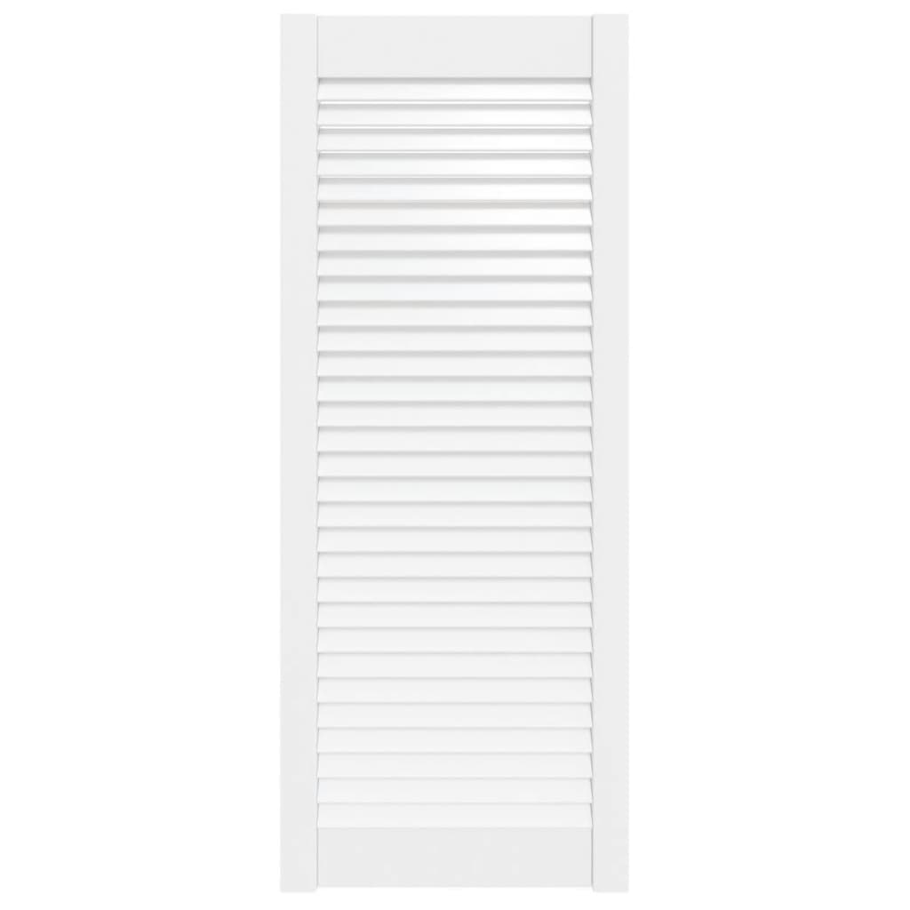 Anta con Design a Lamelle Bianca 99,3x39,4 cm in Legno di Pino - homemem39