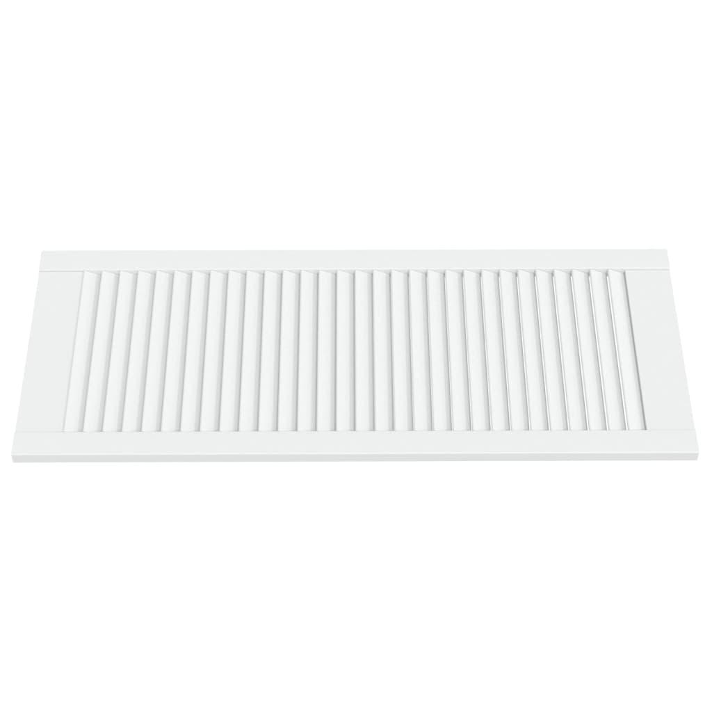 Anta con Design a Lamelle Bianca 99,3x39,4 cm in Legno di Pino - homemem39