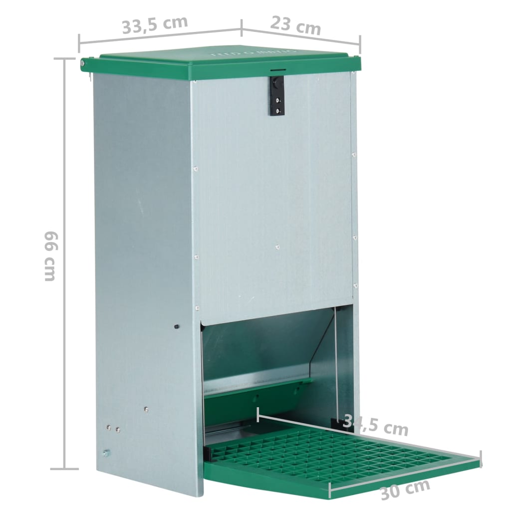 Mangiatoia Automatica per Pollame Feedomatic con Pedale 20 kg - homemem39