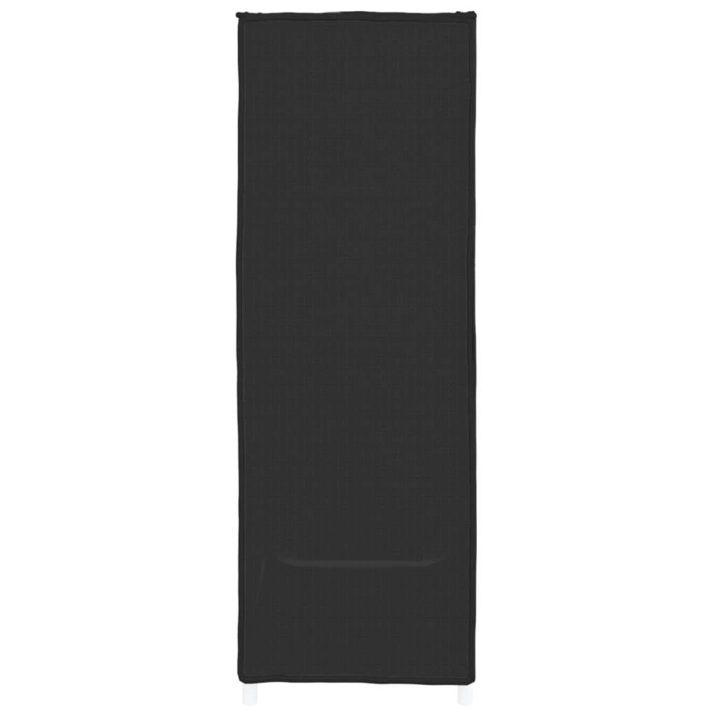 Scarpiera Nera 60x28x90 cm Tessuto - homemem39