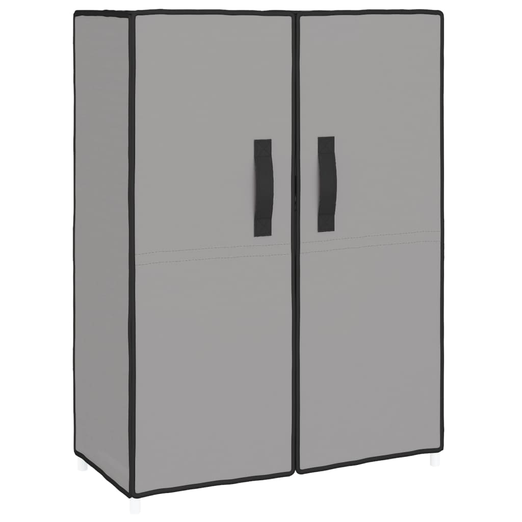 Scarpiera Grigia 60x28x90 cm Tessuto - homemem39
