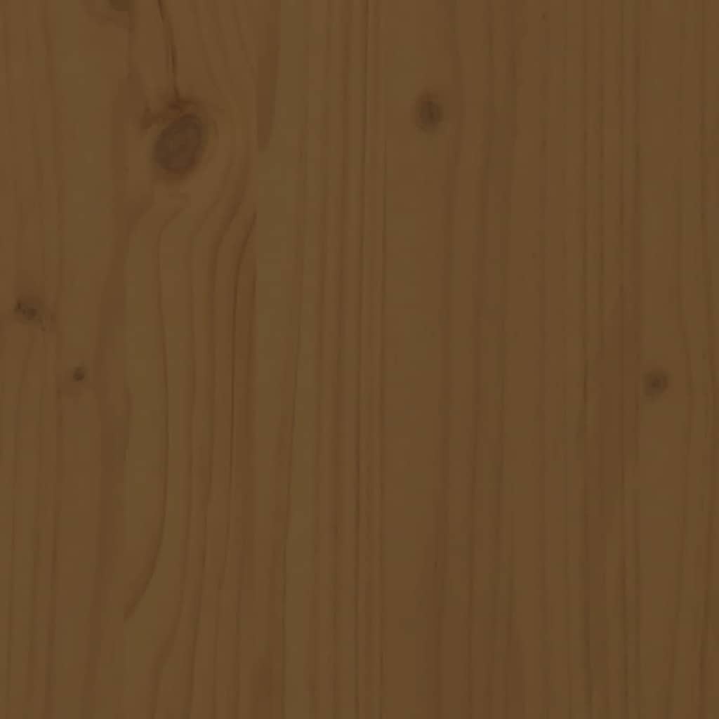 Dormeuse Marrone Ambra in Legno Massello di Pino 90x200 cm | homemem39