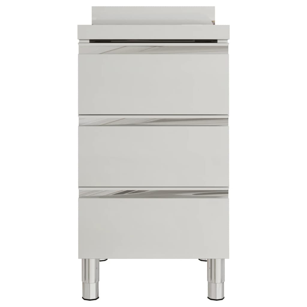 Mobili da cucina commerciali con 3 cassetti 2 pz 50x60x96 cm - homemem39