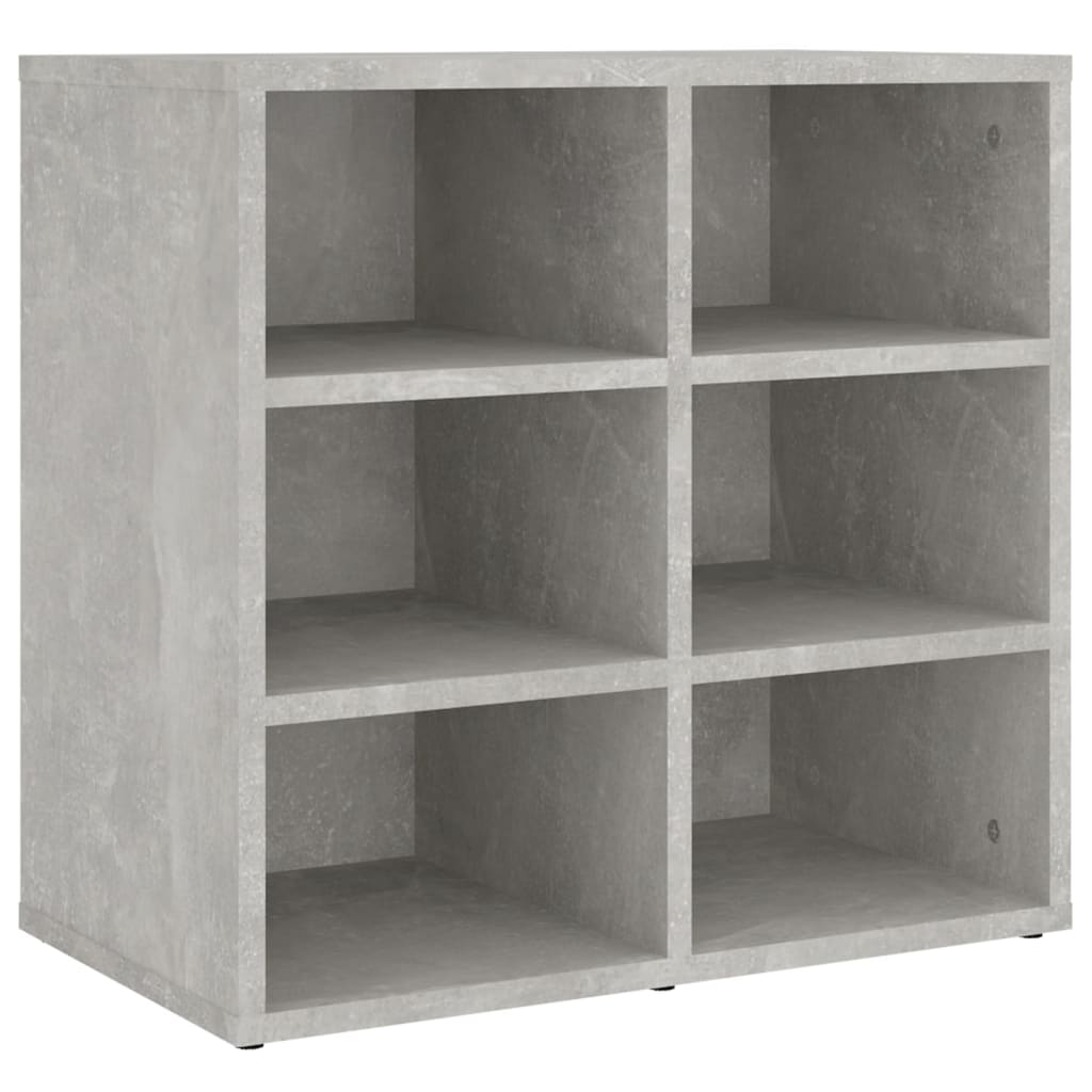 Scarpiera Grigio Cemento 52,5x30x50 cm - homemem39