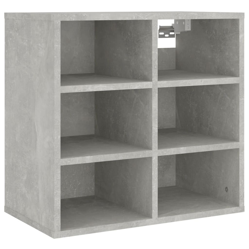 Scarpiera Grigio Cemento 52,5x30x50 cm - homemem39