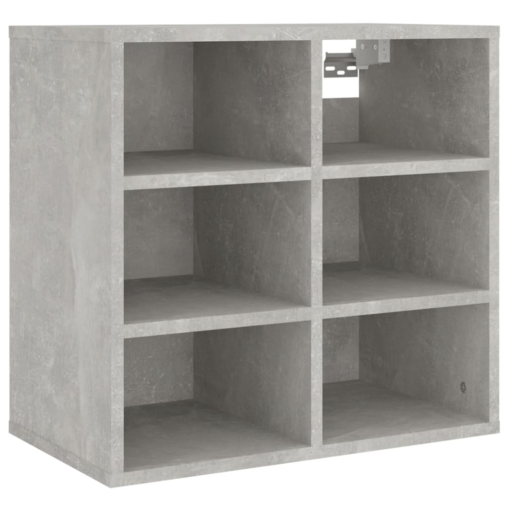 Scarpiere 2 pz Grigie Cemento 52,5x30x50 cm - homemem39
