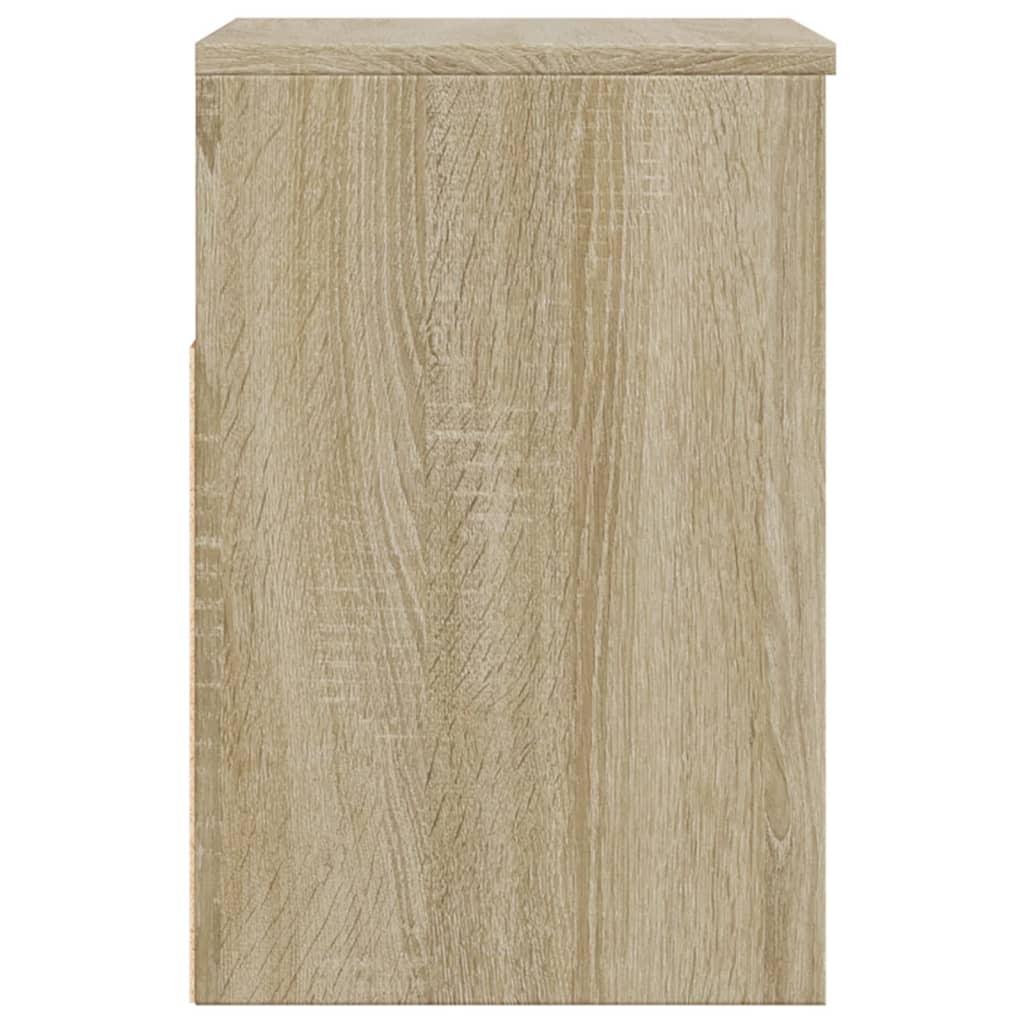 Panca Portascarpe Rovere Sonoma 60x30x45 cm in Truciolato