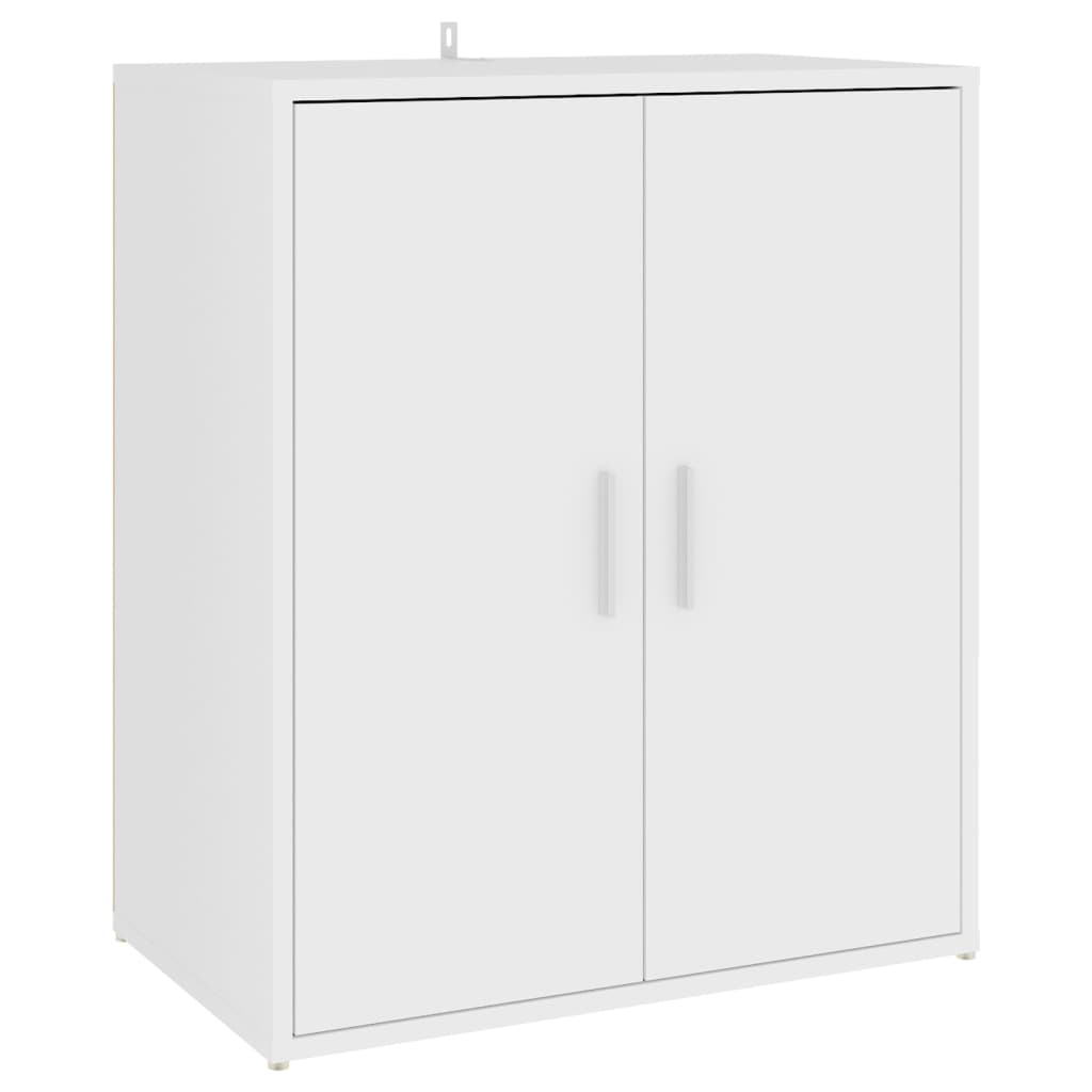 Scarpiera Bianca 60x35x70 cm in Truciolato - homemem39