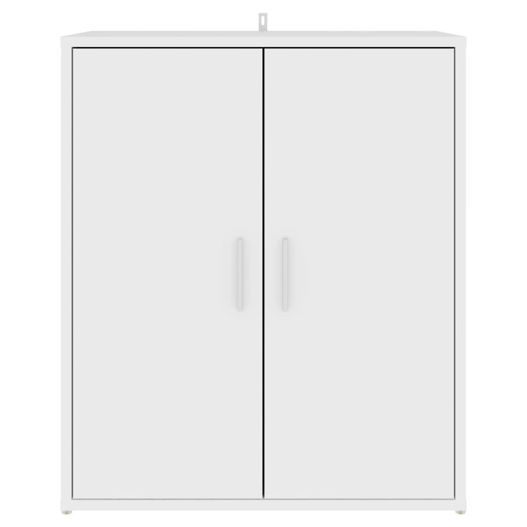 Scarpiera Bianca 60x35x70 cm in Truciolato - homemem39