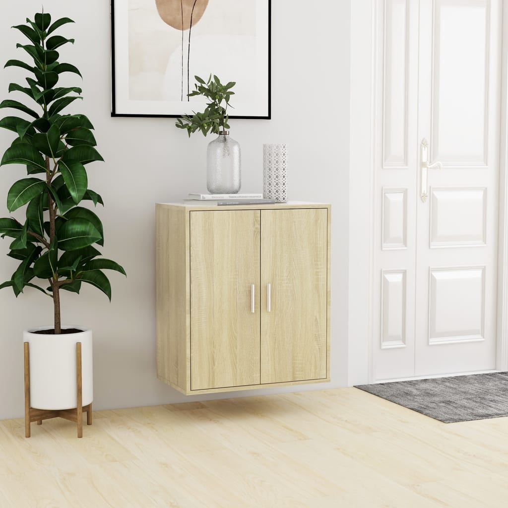 Scarpiera Rovere Sonoma 60x35x70 cm in Truciolato - homemem39