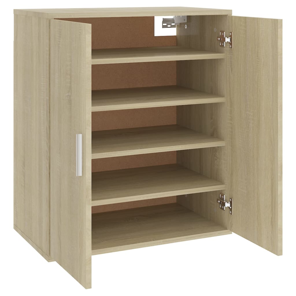 Scarpiera Rovere Sonoma 60x35x70 cm in Truciolato - homemem39