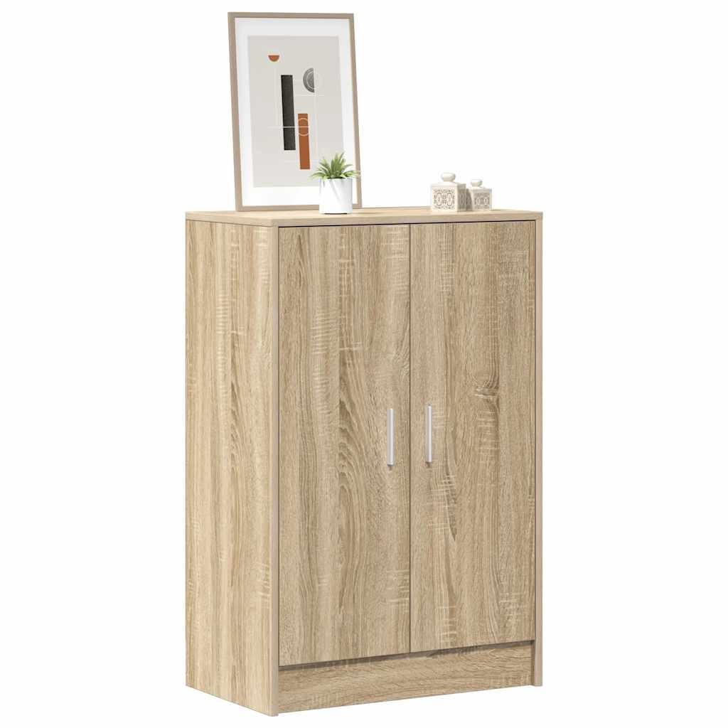 Scarpiera Rovere Sonoma 60x35x92 cm in Truciolato