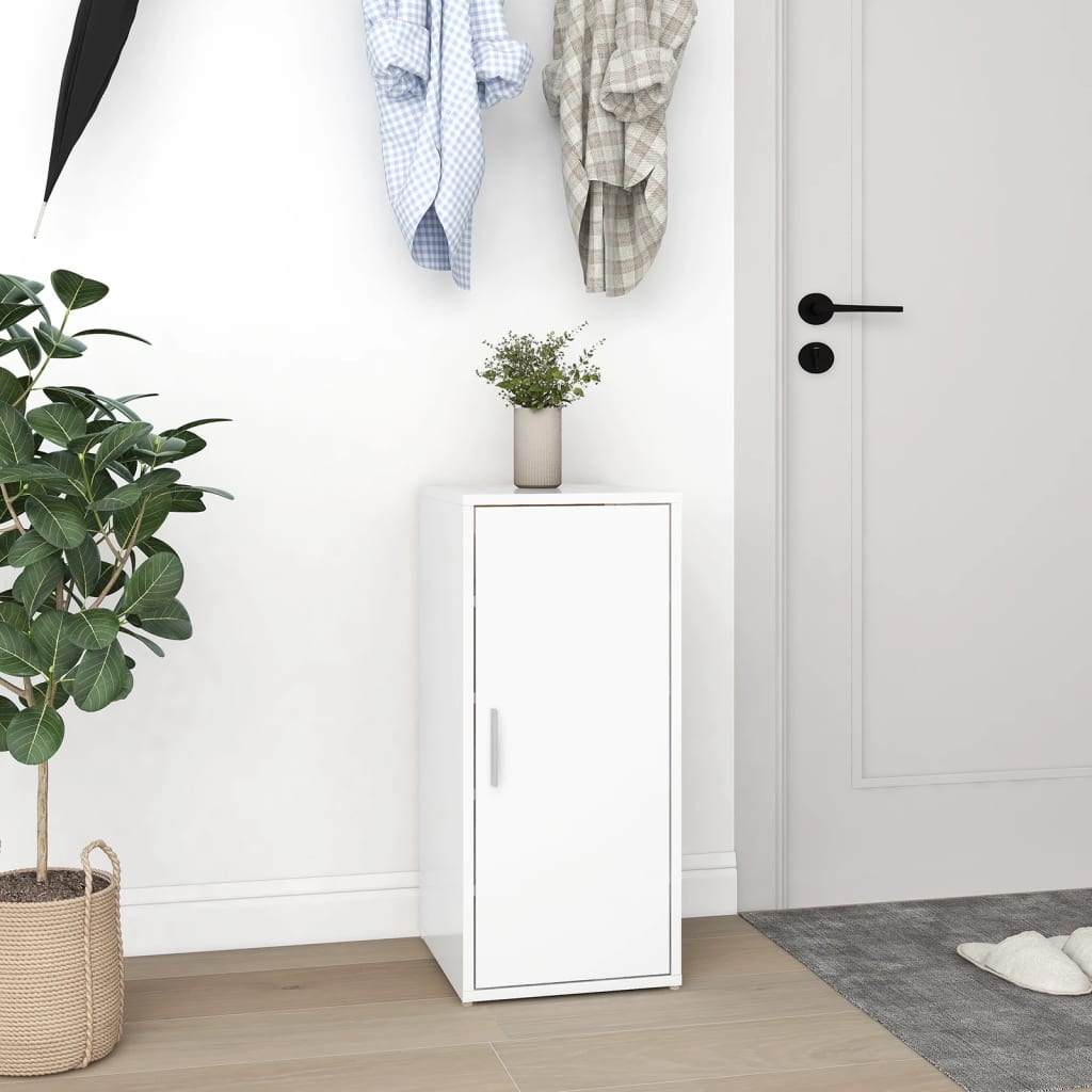 Scarpiere 2 pz Bianche 32x35x70 cm in Legno Multistrato - homemem39