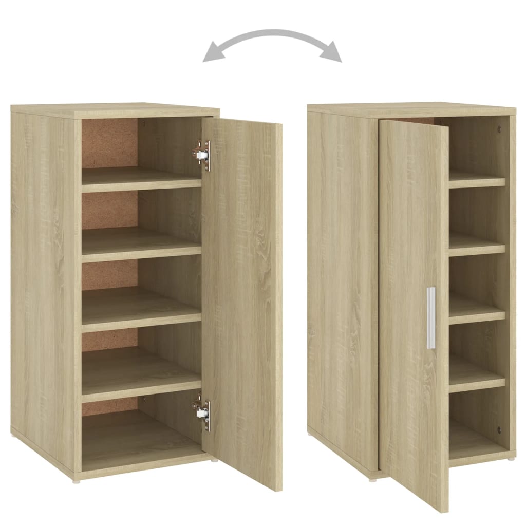 Scarpiera Rovere Sonoma 32x35x70 cm in Truciolato