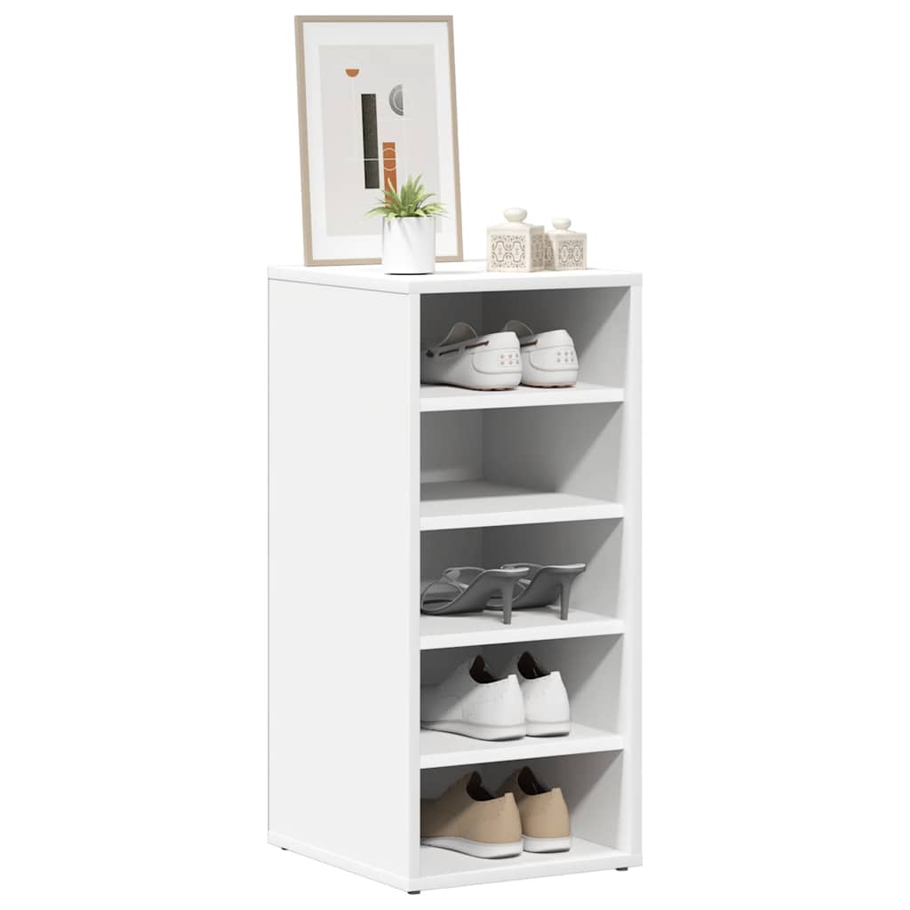 Shoe racks 2 pcs White 31.5x35x70 cm in chipboard