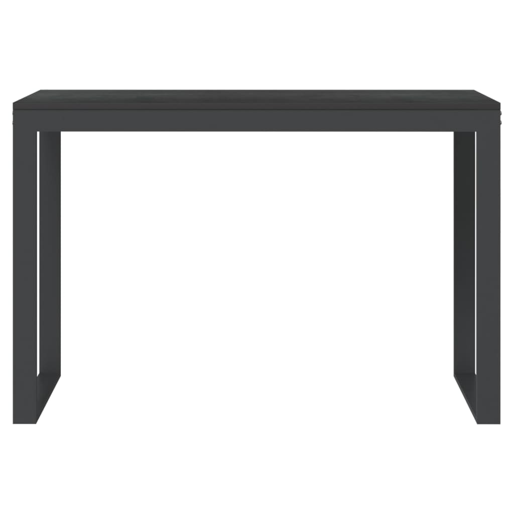 Scrivania per Computer Nera 110x60x73 cm in Legno Multistrato - homemem39