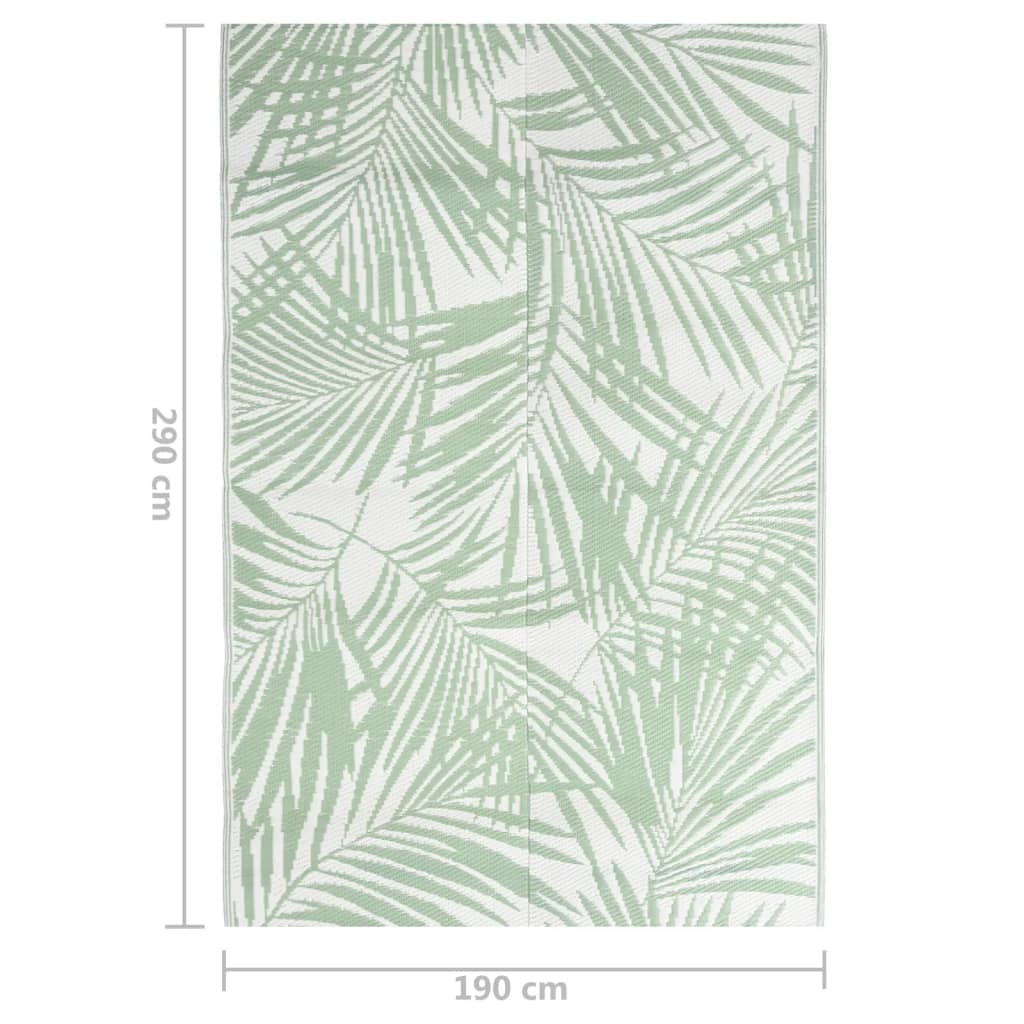 Tappeto da Esterno ARAKIL Verde 190x290 cm in PP | homemem39