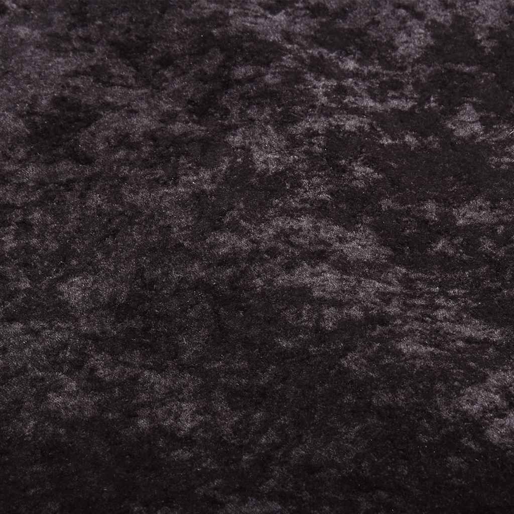 Tappeto Lavabile 160x230 cm Antracite Antiscivolo
