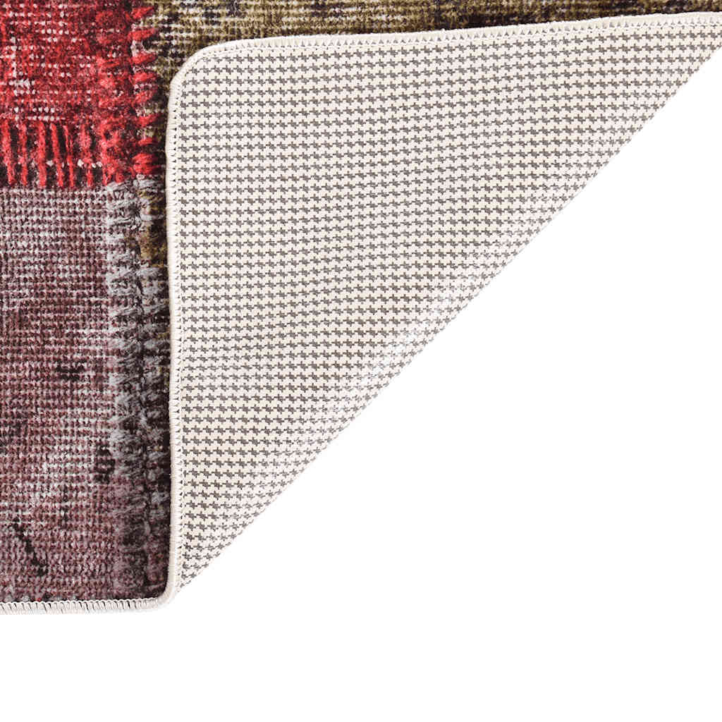 Tappeto Lavabile Patchwork 160x230 cm Multicolore Antiscivolo