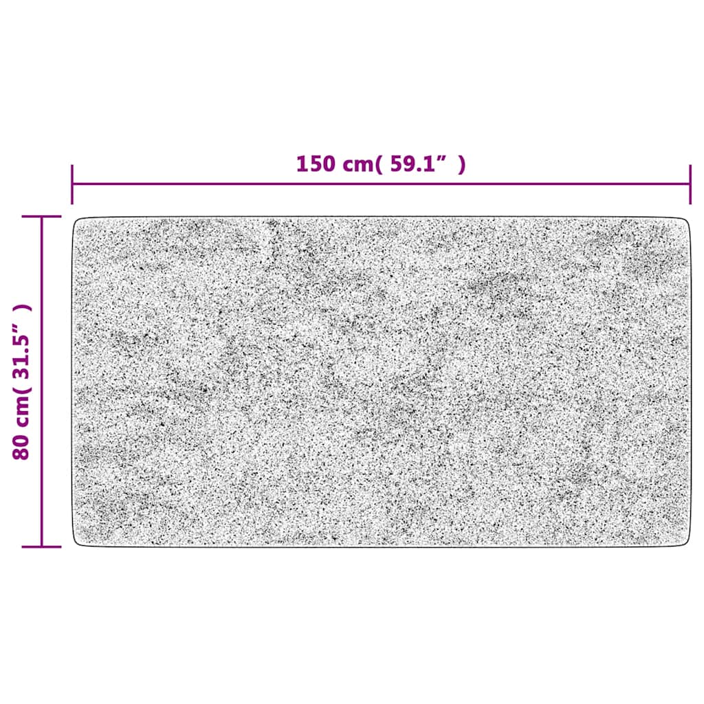 Tappeto Lavabile 80x150 cm Multicolore Antiscivolo | homemem39