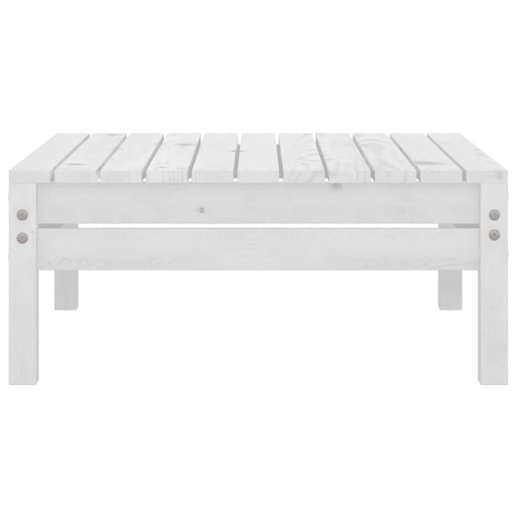 Set Divani da Giardino 4 pz in Legno Massello di Pino Bianco | homemem39