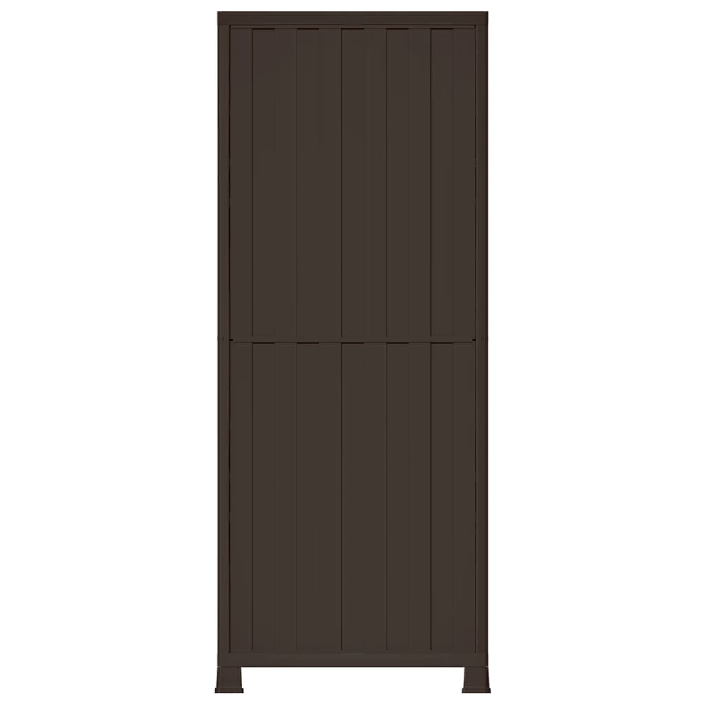 Armadietto in Plastica 68x39x171,5 cm Design Rattan - homemem39