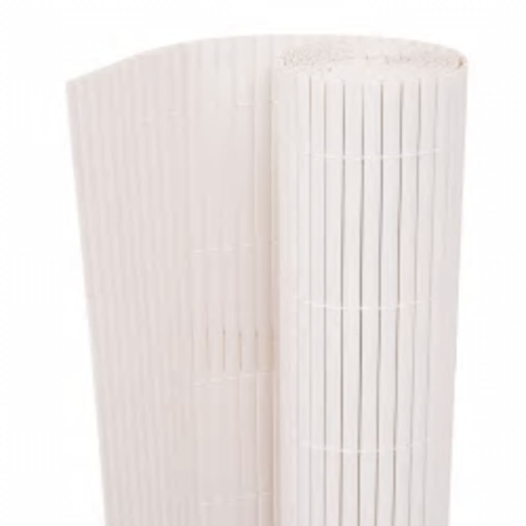 Recinzione da Giardino a Doppio Lato 110x400 cm Bianca - homemem39