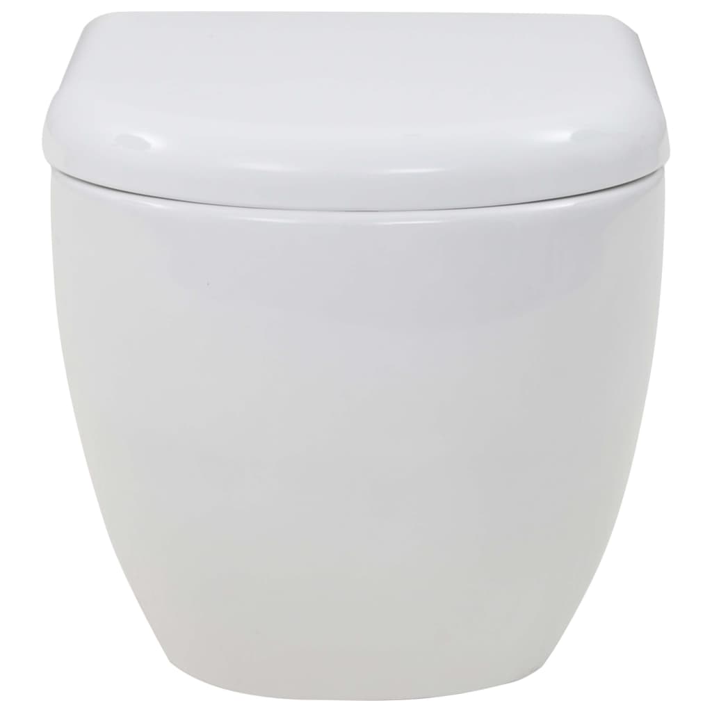 WC Sospeso con Sciacquone Alto Nascosto in Ceramica
