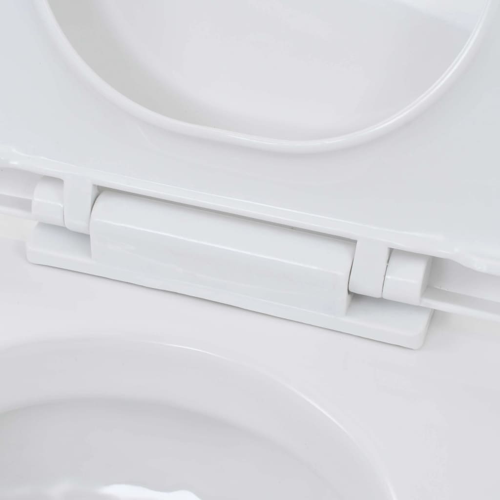 WC Sospeso con Sciacquone Alto Nascosto in Ceramica