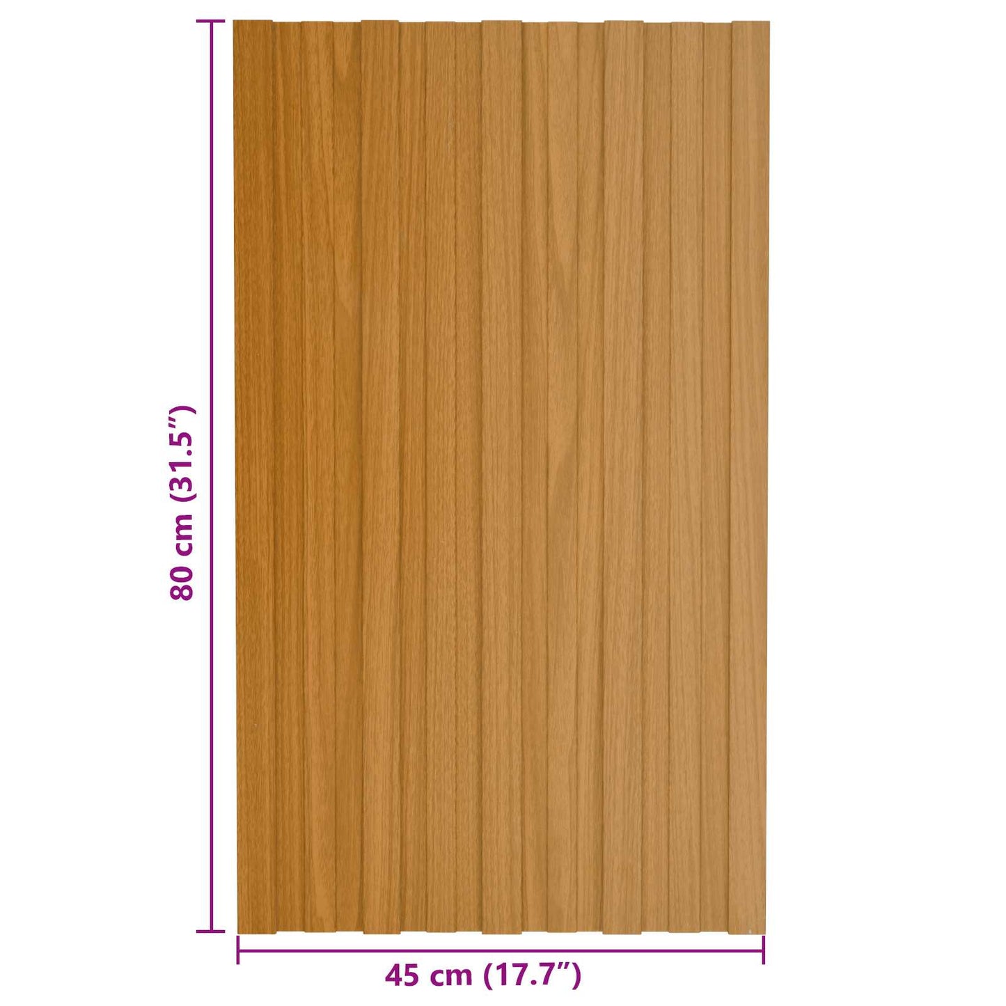 Pannello per tetto 12 pcs Naturale 80 x 45 cm Acciaio zincato | homemem39