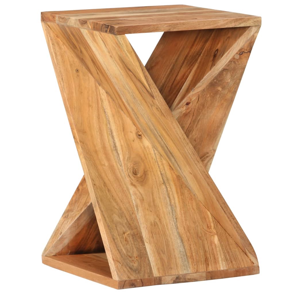Tavolino 35x35x55 cm in Legno Massello di Acacia | homemem39