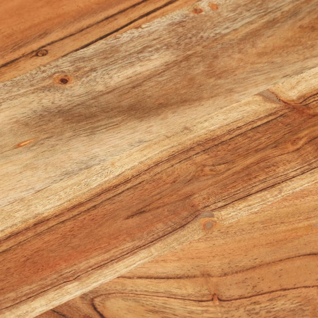 Tavolino 35x35x55 cm in Legno Massello di Acacia - homemem39