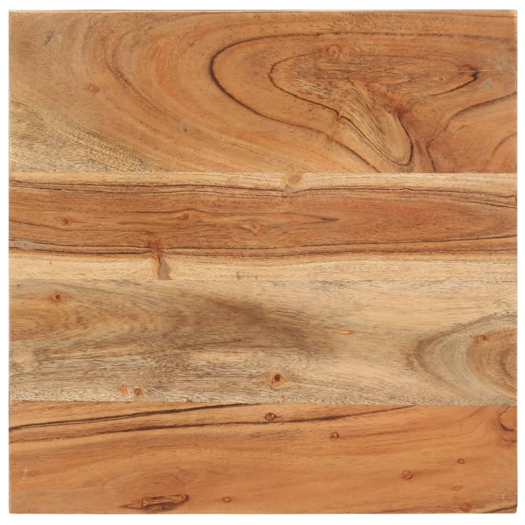 Tavolino 35x35x55 cm in Legno Massello di Acacia - homemem39