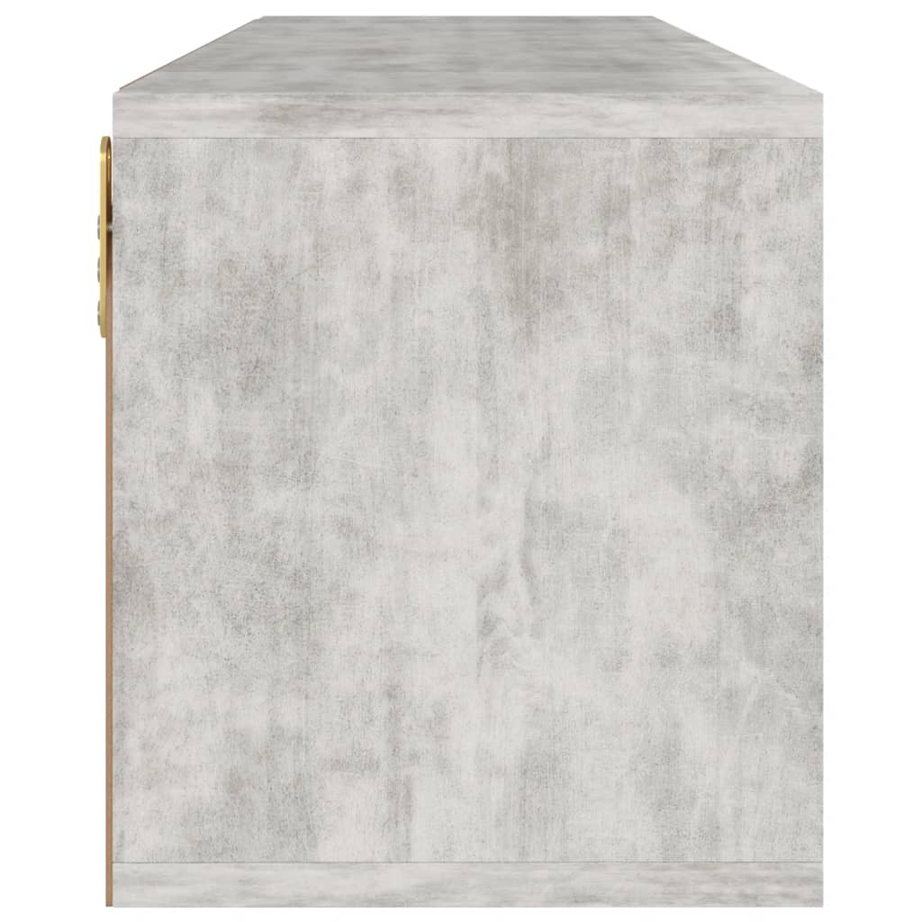 Mobile Porta TV Cemento 88,5x27,5x30,5 cm in Legno Multistrato - homemem39